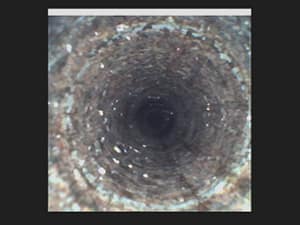 Dirty endoscope lumen with biomatter